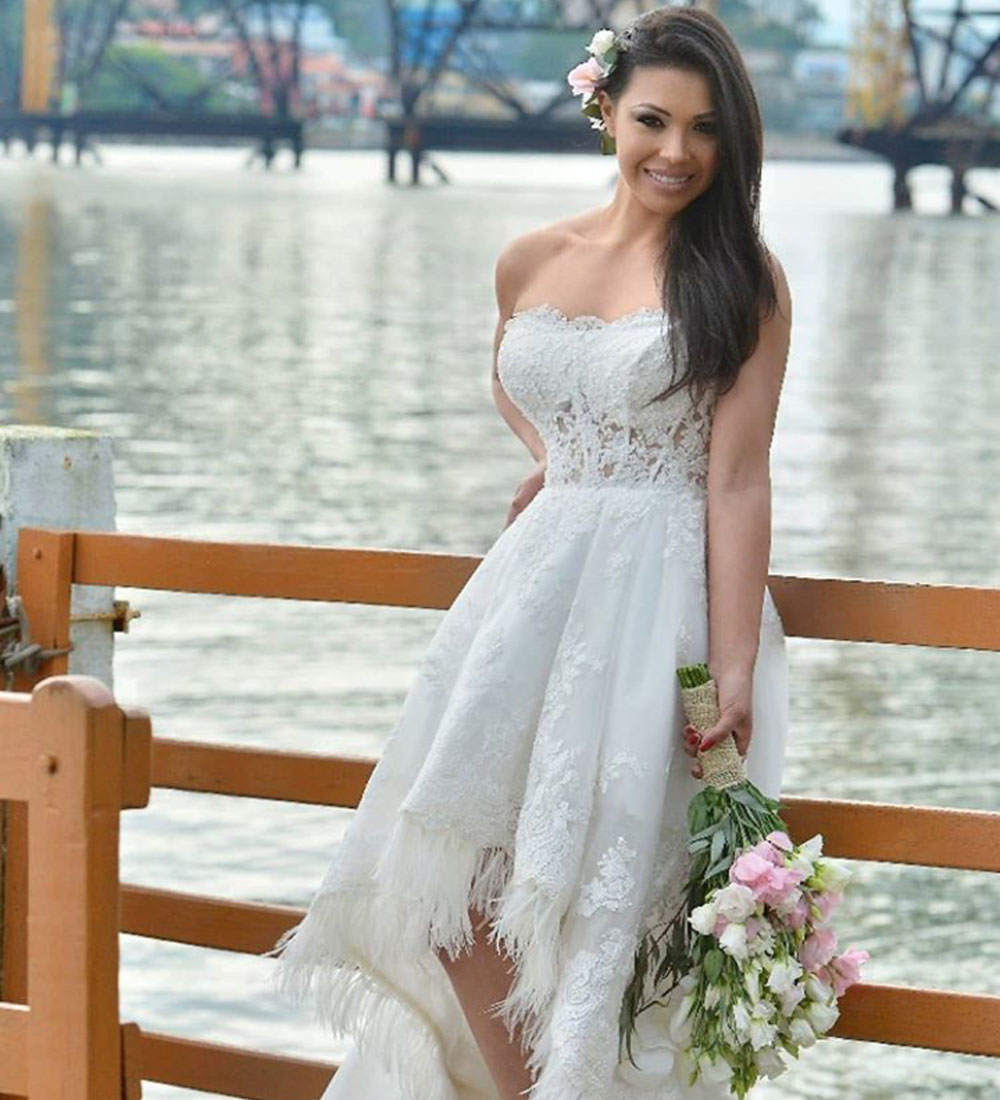 vestido de noiva para baixinhas