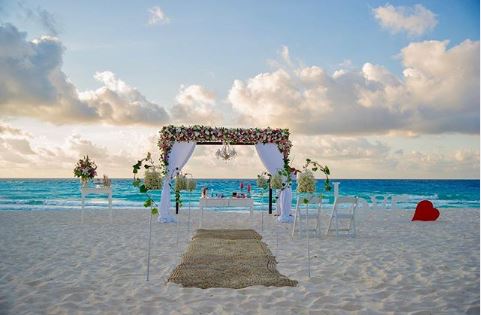 praia casamento cancun
